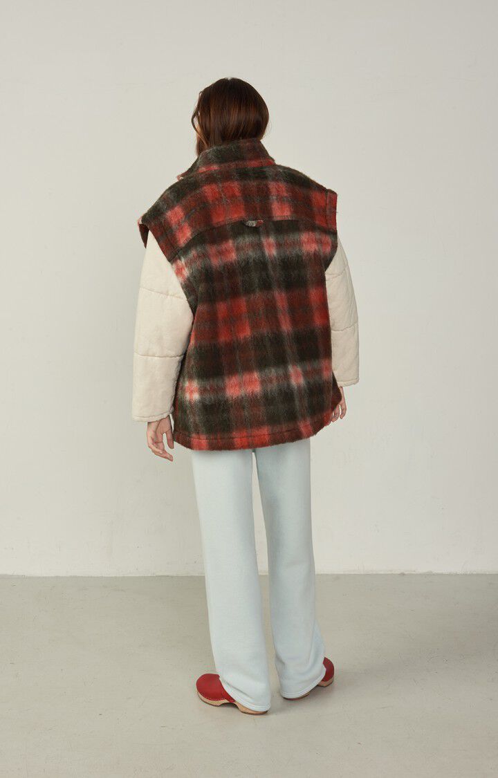 Women's jacket Geomark, KAKI TARTAN, hi-res-model
