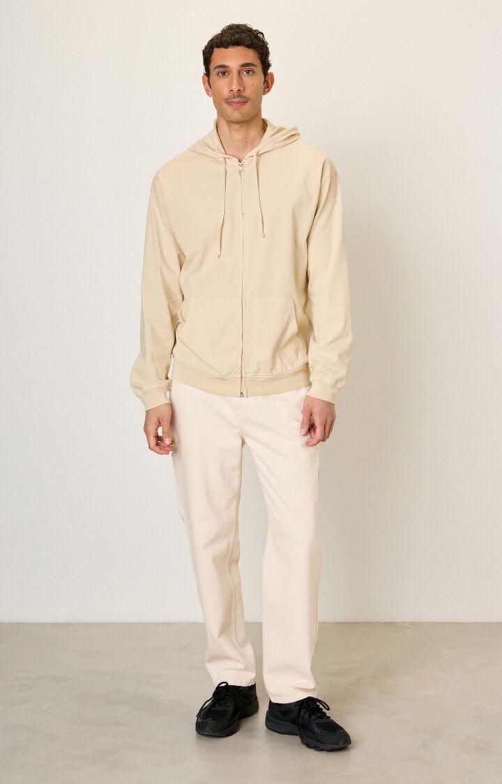 Men's sweatshirt Fizvalley - FOG VINTAGE - Beige - M