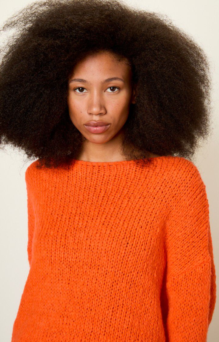 Damenpullover Noboo, FLUORESZIERENDE KORALLE, hi-res-model