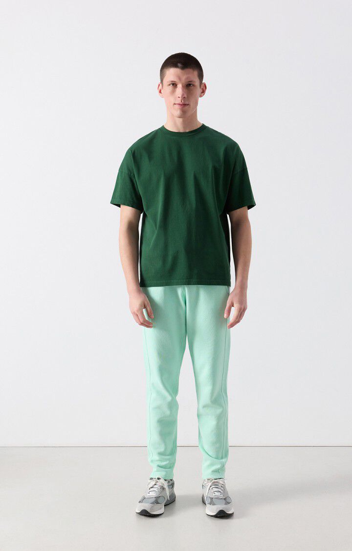 T-shirt homme Fizvalley - BASILIC VINTAGE - Vert - XS