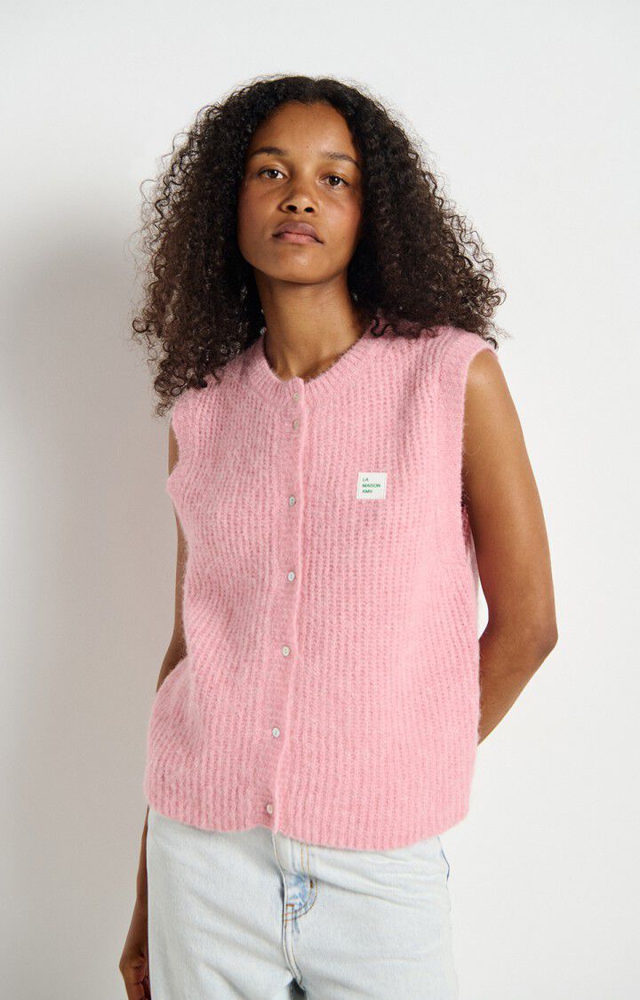 Women's cardigan East - ORCHID MELANGE - Pink
