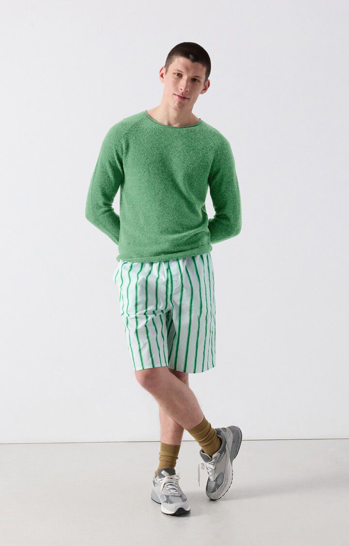Men's jumper Docatown - FOREST MELANGE - Green