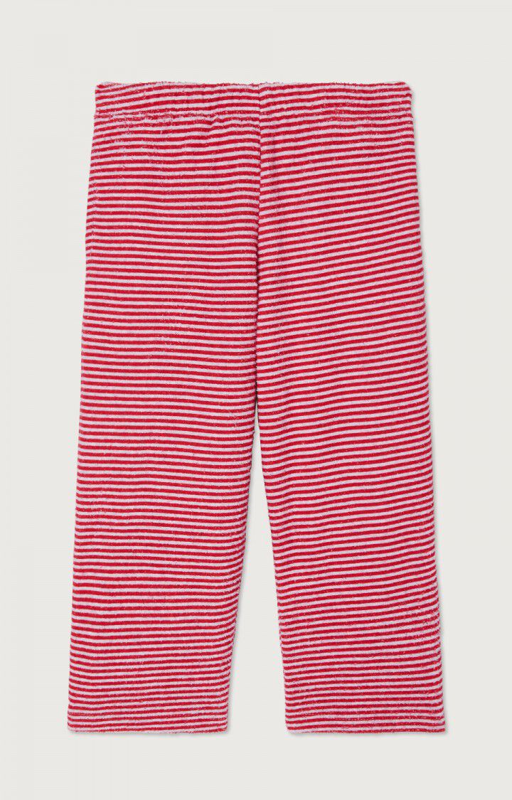 Kids' joggers Bobypark, RED AND GREY STRIPES, hi-res