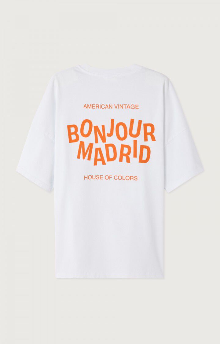 T-shirt mixte Fizvalley - "Bonjour", MADRID, hi-res