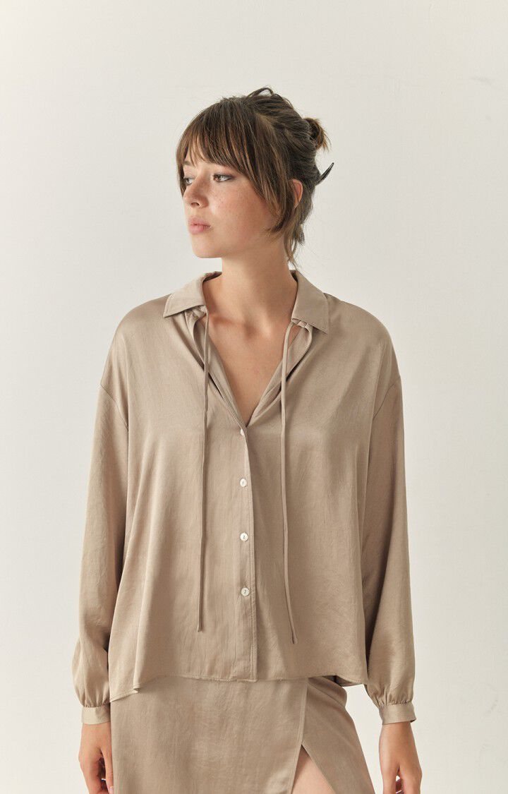 Women's shirt Widland, TAUPE, hi-res-model
