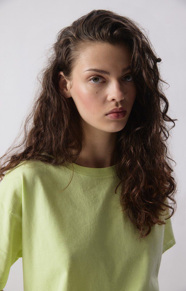 Women's t-shirt Fizvalley - LIMELIGHT VINTAGE - Yellow - S