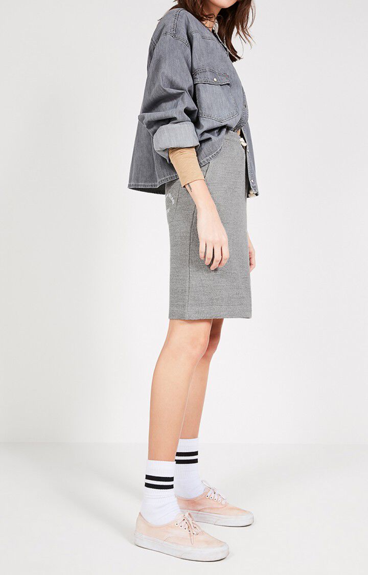 Women's skirt Eliotim, HEATHER GREY, hi-res-model