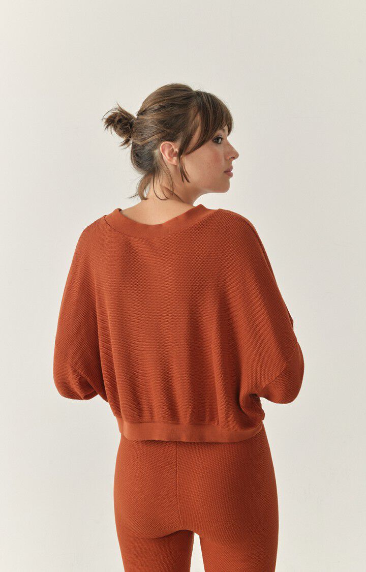 Women's sweatshirt Sovy, TERRACOTTA, hi-res-model