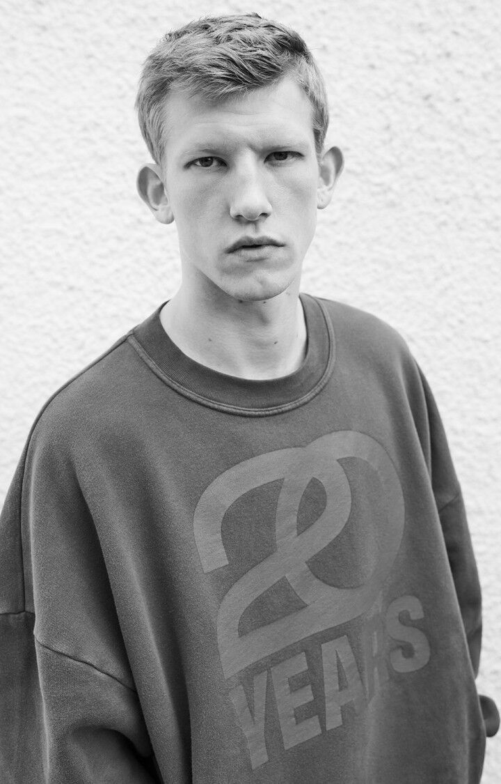 Herrensweatshirt Plizzy - 20 years, VINTAGE HOLZ, hi-res-model