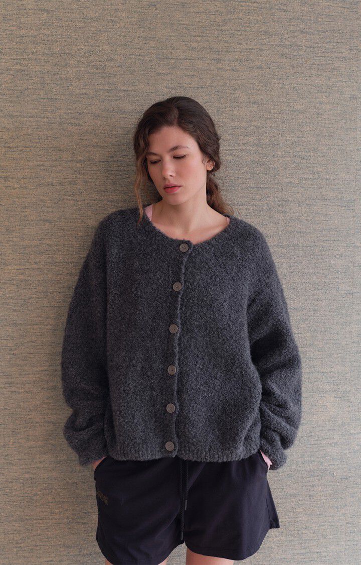 Women's cardigan Zolly - METAL MELANGE - Grey