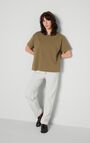 Damen-t-shirt Fizvalley, OLIVE VINTAGE, hi-res-model