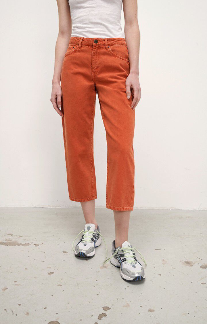 Women's cropped straight leg jeans Datcity, VINTAGE TILE, hi-res-model