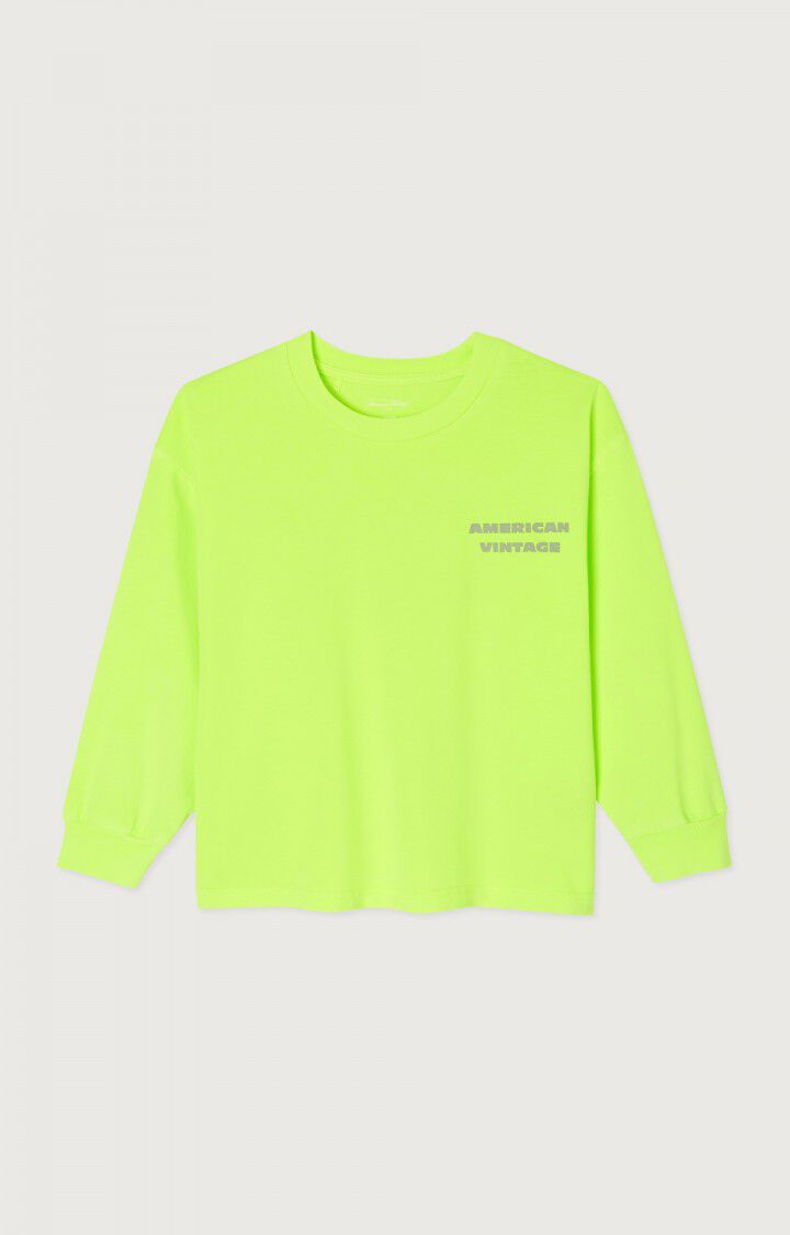 Kid's t-shirt Fizvalley - FLUORESCENT MIMOSA - Yellow