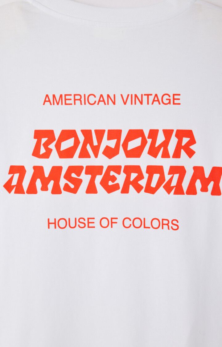 Unisex T-Shirt Fizvalley - "Bonjour", AMSTERDAM, hi-res