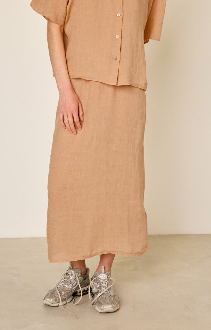 Women's skirt Ivybo - HAZELNUT - Brown