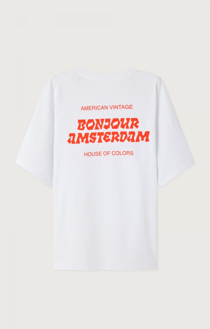 Unisex T-Shirt Fizvalley - "Bonjour", AMSTERDAM, hi-res