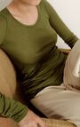 Damen-t-shirt Massachusetts, OLIVE VINTAGE, hi-res-model