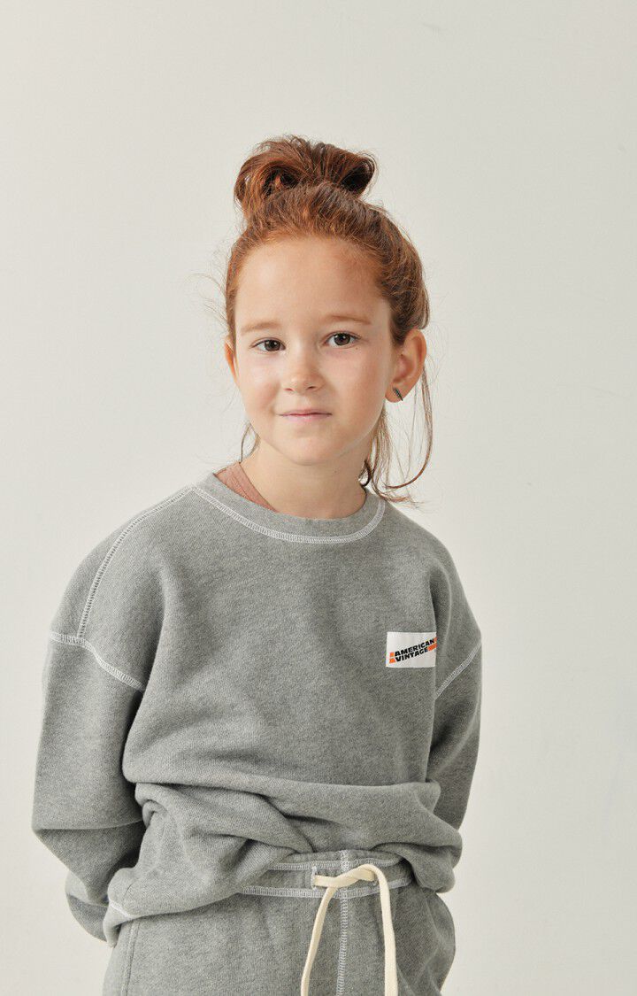 Kinder-Sweatshirt Gupcity, GRAU MELIERT, hi-res-model