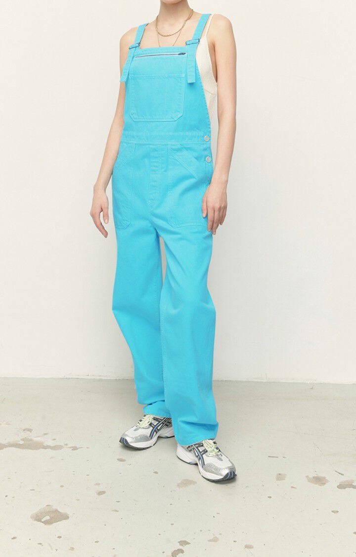 Women's dungarees Datcity, VINTAGE TURQUOISE, hi-res-model