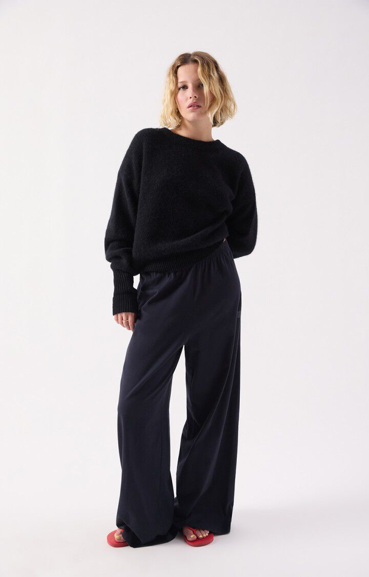 Women's jumper Vitow - BLACK 48 Long sleeve Black - H26 | American