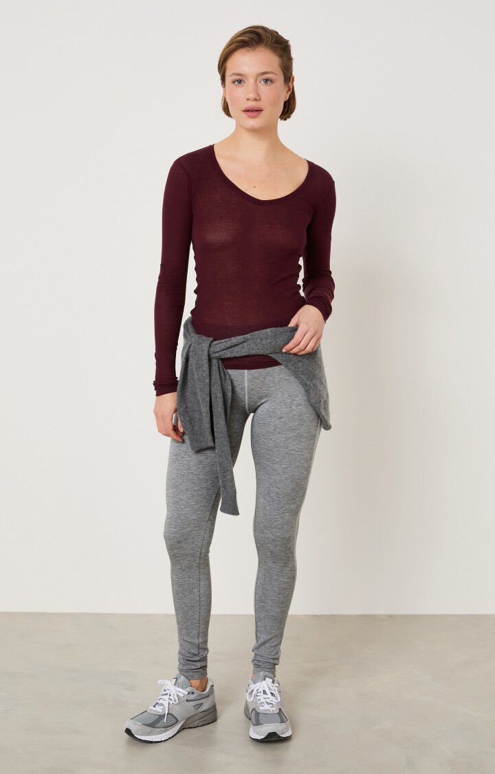 Women's leggings Nezville, HEATHER GREY, hi-res-model