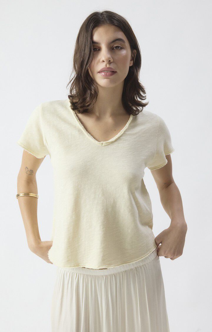 Dames-T-shirt Sonoma - VANILLE VINTAGE - Geel