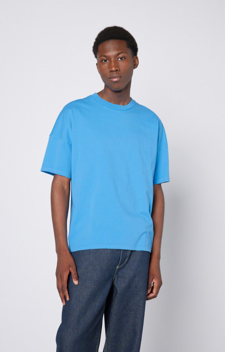 Men's t-shirt Fizvalley - VINTAGE CORNFLOWER Blue - E22 | American Vintage