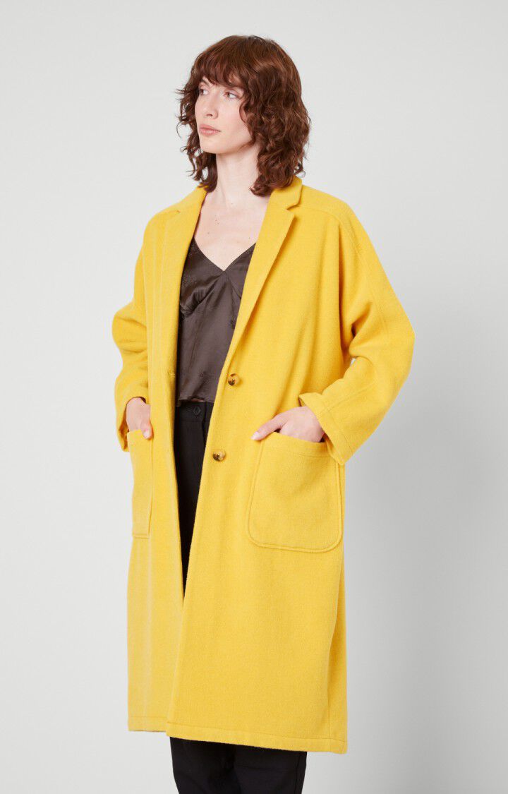 manteau american vintage jaune
