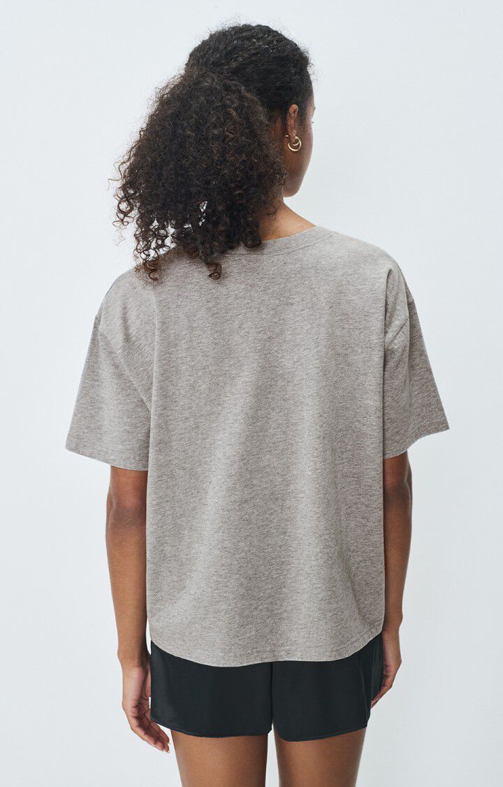 Women's t-shirt Fizvalley - HEATHER GREY - Grey - S