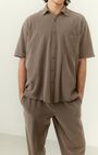 Men's shirt Pyrastate - COFFEE WITH MILK VINTAGE - Brown - S