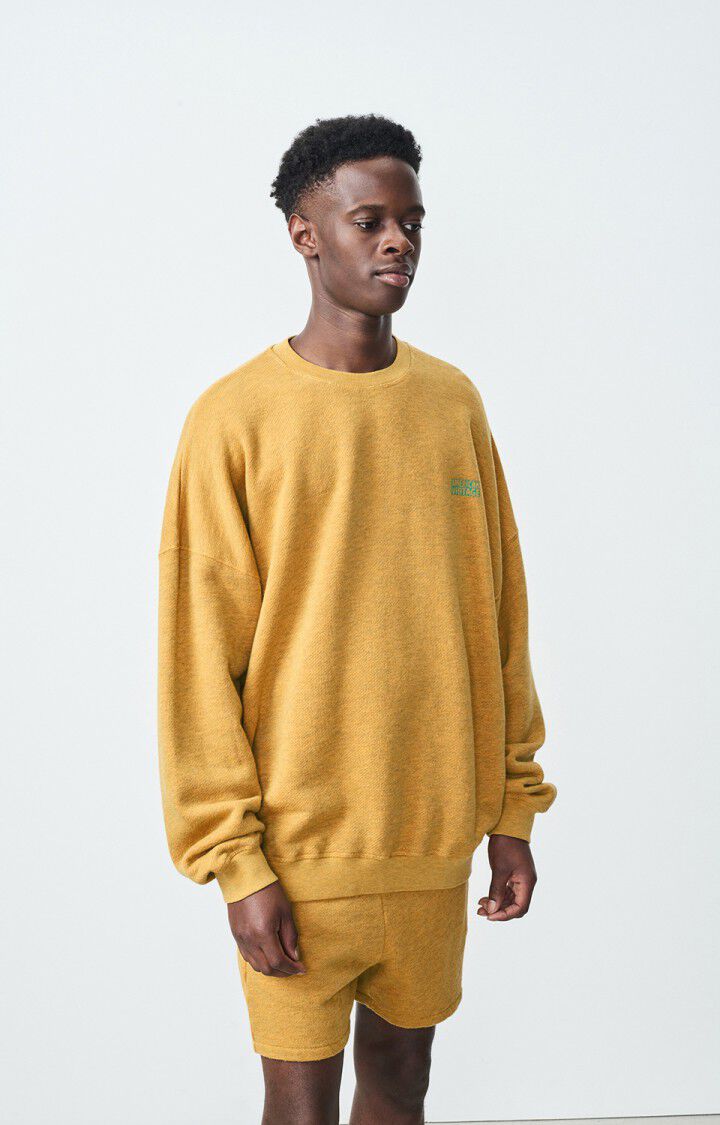 Herrensweatshirt Doven, CURRY &Uuml;BERF&Auml;RBTES, hi-res-model