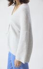 Women's cardigan Damsville, HEATHER GREY, hi-res-model