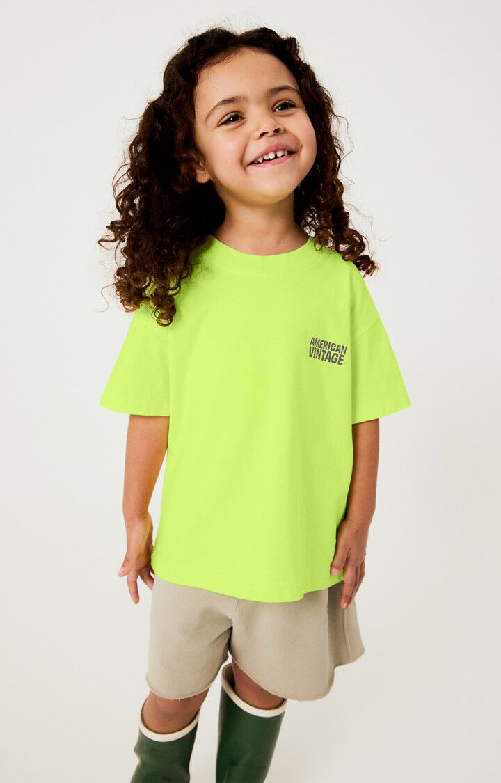 Kids' T-shirt Gixy - NEON YELLOW - Yellow