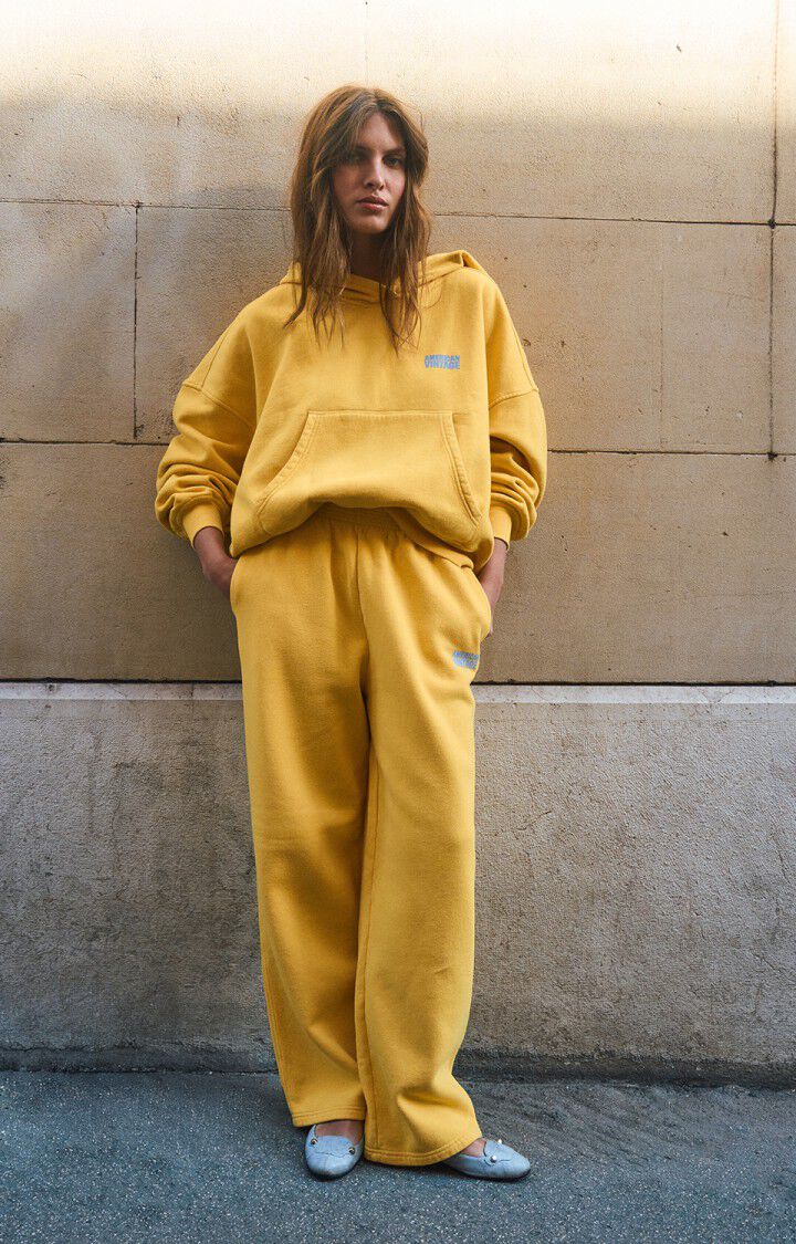 Women's hoodie Plizzy - SUN VINTAGE 46 Long sleeve Yellow - H25