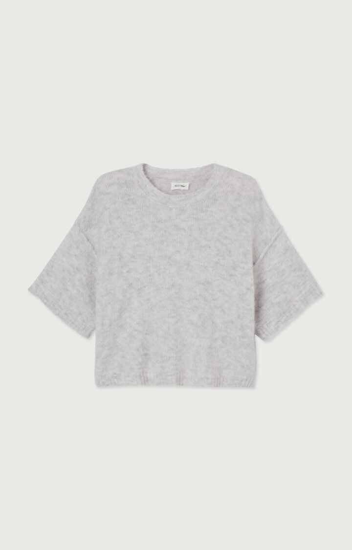 Women's jumper East CLOUD MELANGE 20 Short sleeve Bleu E23