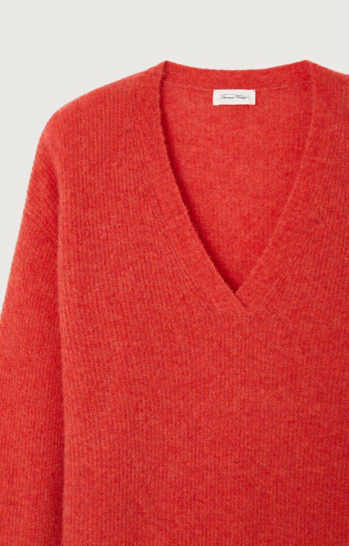 Women's jumper Razpark - LOVE MULTIMELANGE - Red - TU