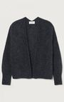 Women's cardigan East - MELANGE CHARCOAL - Grey - XS-S