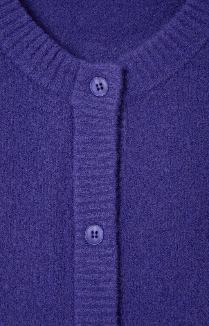 Women's cardigan Damsville, PURPLE MELANGE, hi-res