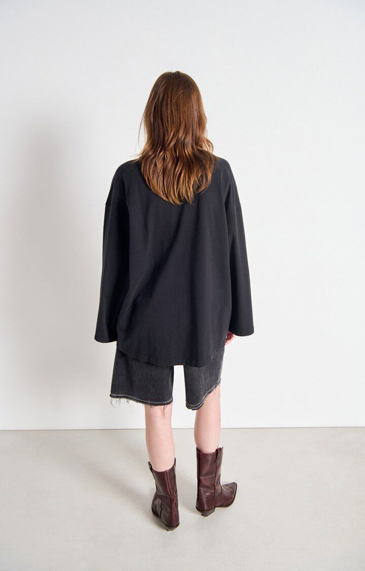 Damen-T-Shirt Fizvalley, VINTAGE SCHWARZ, hi-res-model