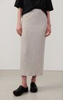 Women's skirt Ruzy, LIGHT GREY MELANGE, hi-res-model