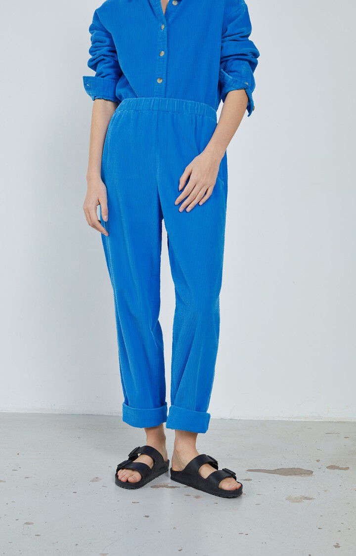 Women's trousers Padow, CORNFLOWER, hi-res-model