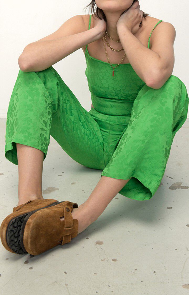 Women's trousers Bukbay, GRASS, hi-res-model