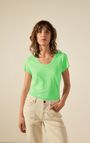 Camiseta mujer Jacksonville, VERDE MANZANA VINTAGE, hi-res-model