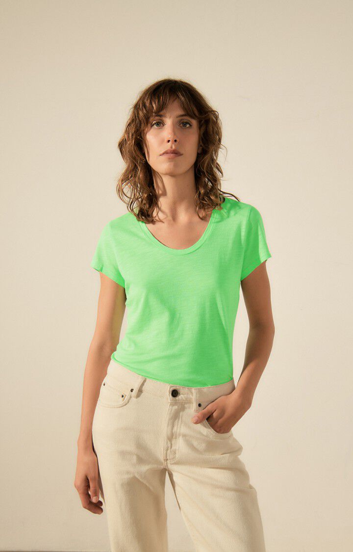 T-shirt femme Jacksonville, VERT POMME VINTAGE, hi-res-model