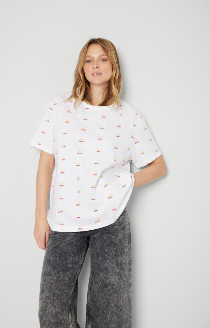 T-shirt donna Exiastreet, BIANCO MULTICOLORE, hi-res-model