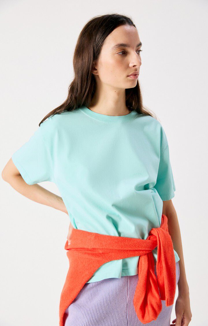 Women's t-shirt Fizvalley - VINTAGE ICE COLD - Blue