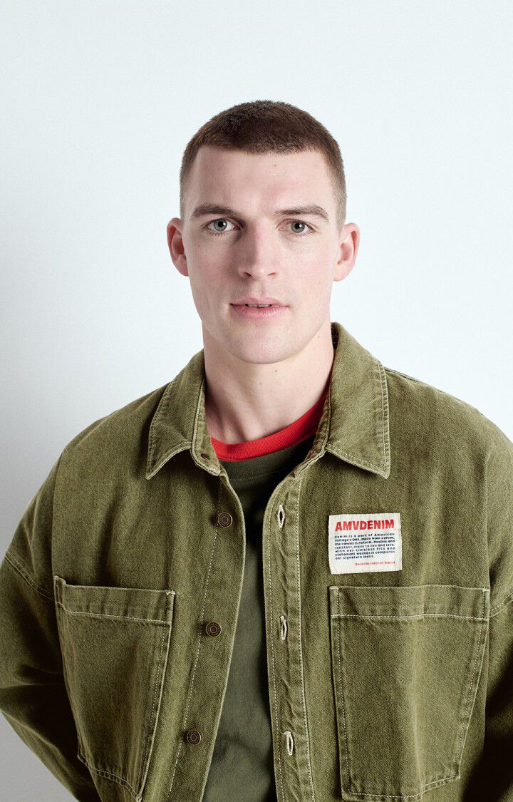 Men's shirt Uzatown - KHAKI - Green - S