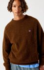 Men's jumper Vitow - SMALL LOG - Brown - S