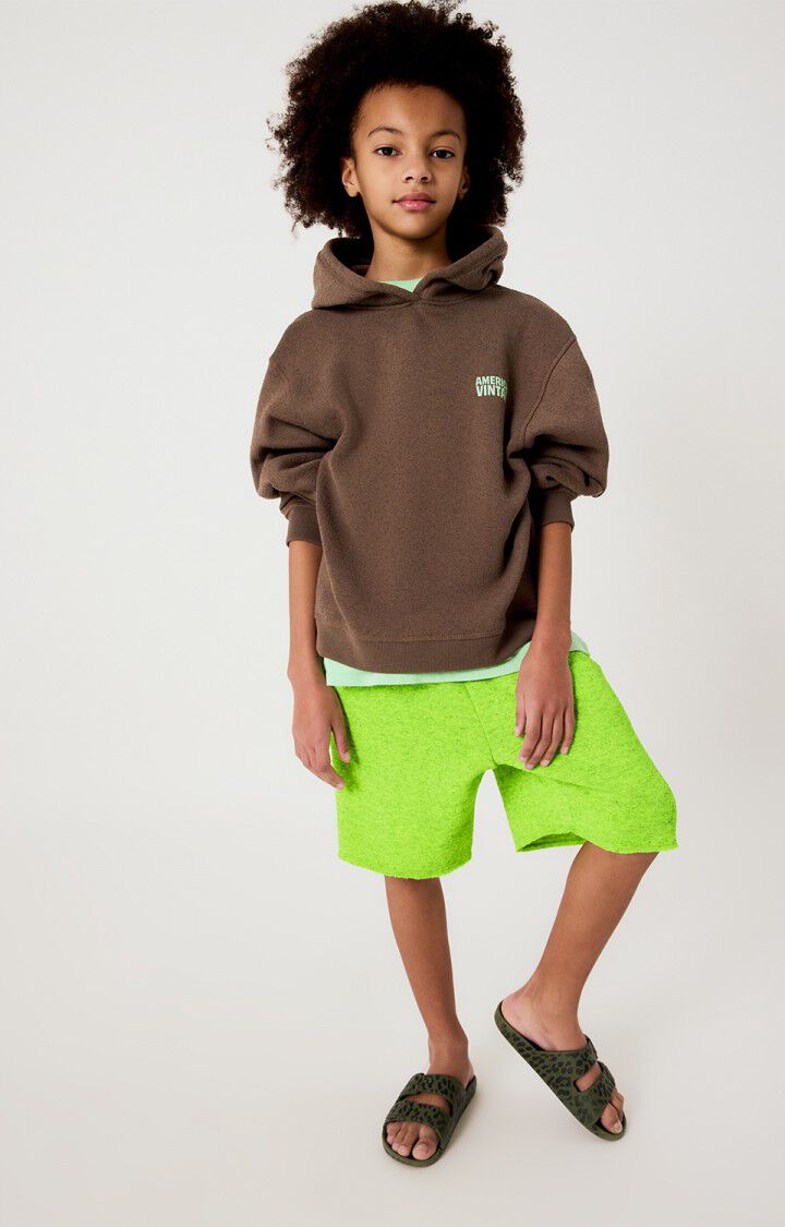 Kindersweatshirt Evona - &Uuml;BERF&auml;RBTES BRAUN - Braun