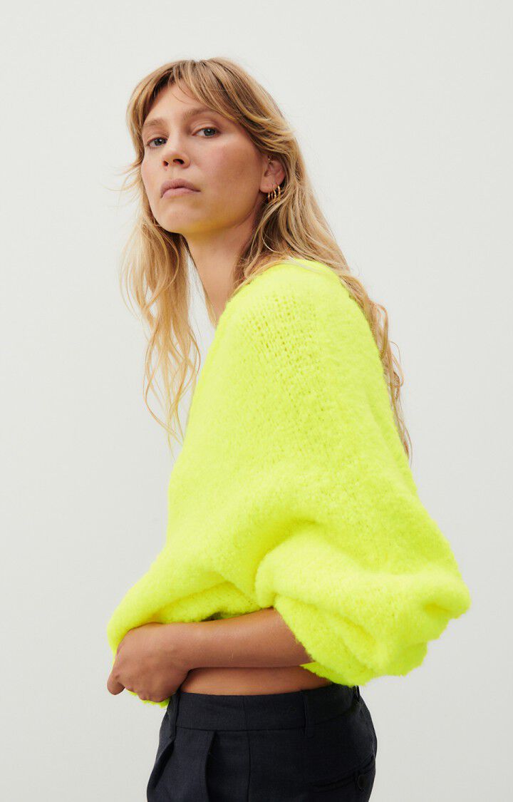 Women's cardigan Zolly, NEON YELLOW, hi-res-model
